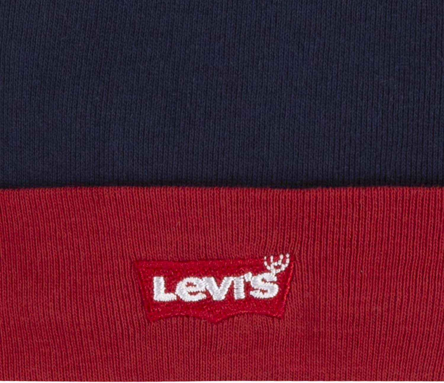 Thumbnail 6 de Levi’s Classic Batwing Infant Hat Bodysuit Bootie Set 3 pezzi per neonati e bambini 0-24 mesi