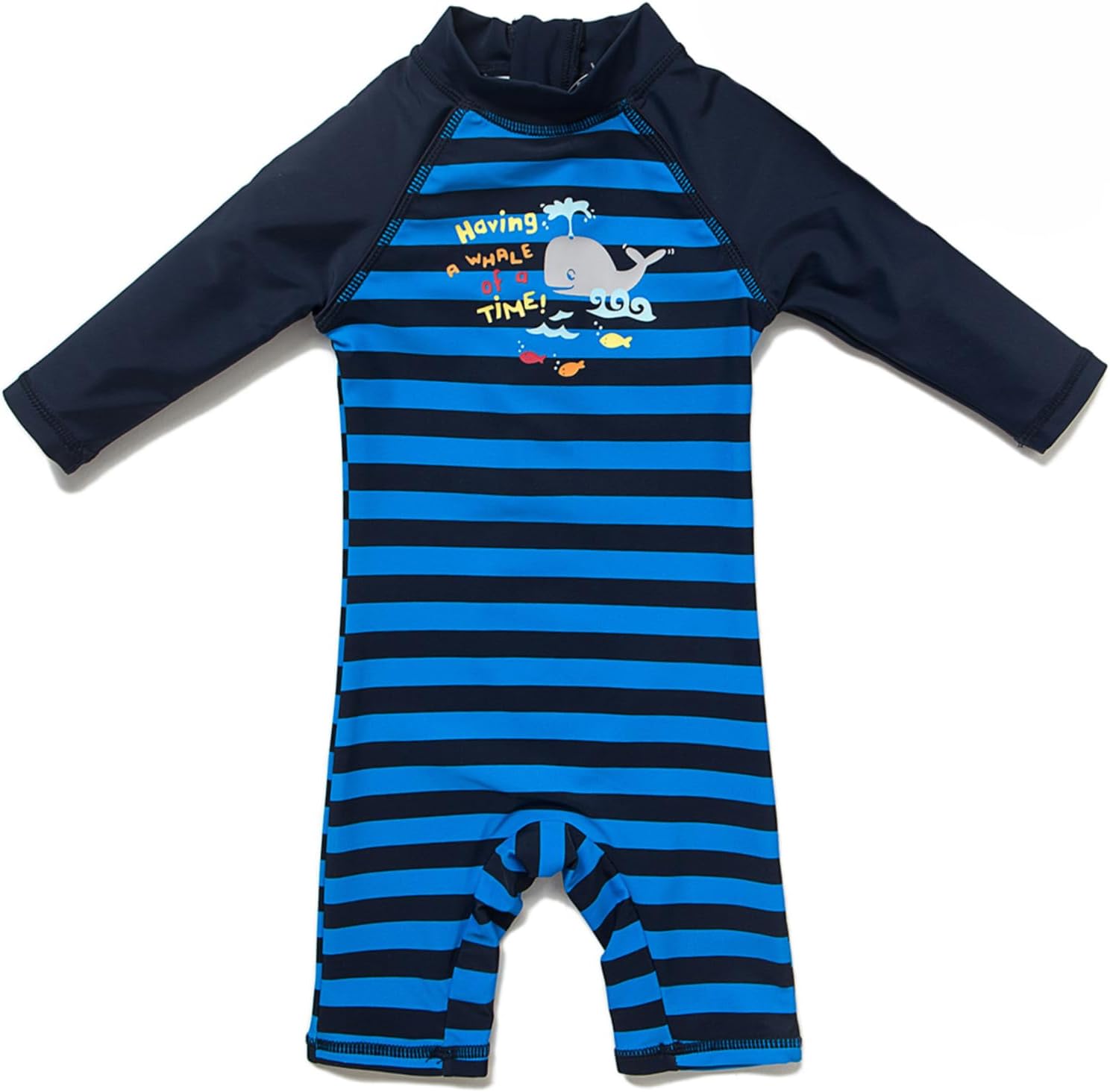 Thumbnail 6 de BONVERANO Kleiner Junge Badeanzug (1-teilig) mit Badekappe – UV-Schutz 50+