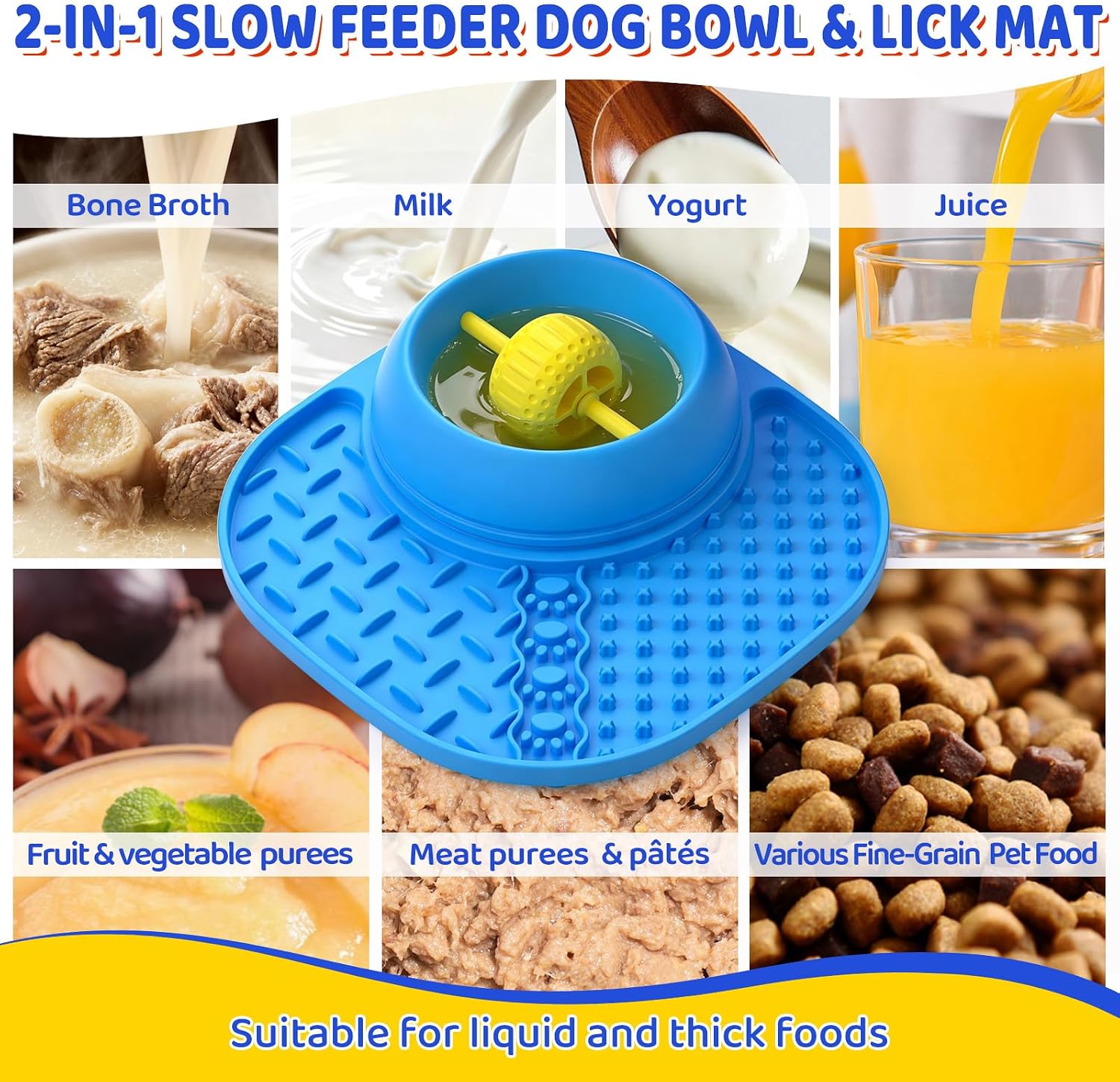 Detalle de Slow Feeder Dog Bowl, 150ml