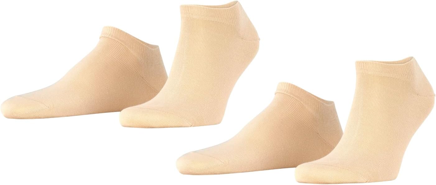 Detalle de ESPRIT homme Basic Uni 2-Pack — Chaussettes basses en coton biologique, respirantes et renforcées