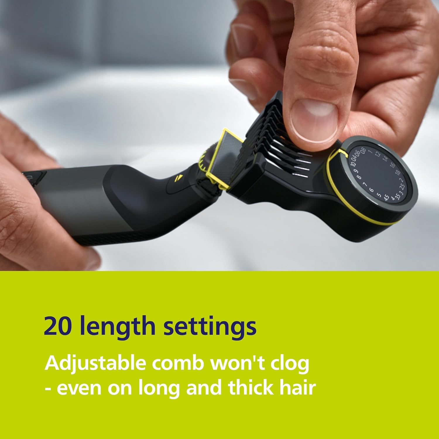 Thumbnail 3 de Philips OneBlade Pro 360 QP6652/35 face & body trimmer, shaver and bodygroomer set