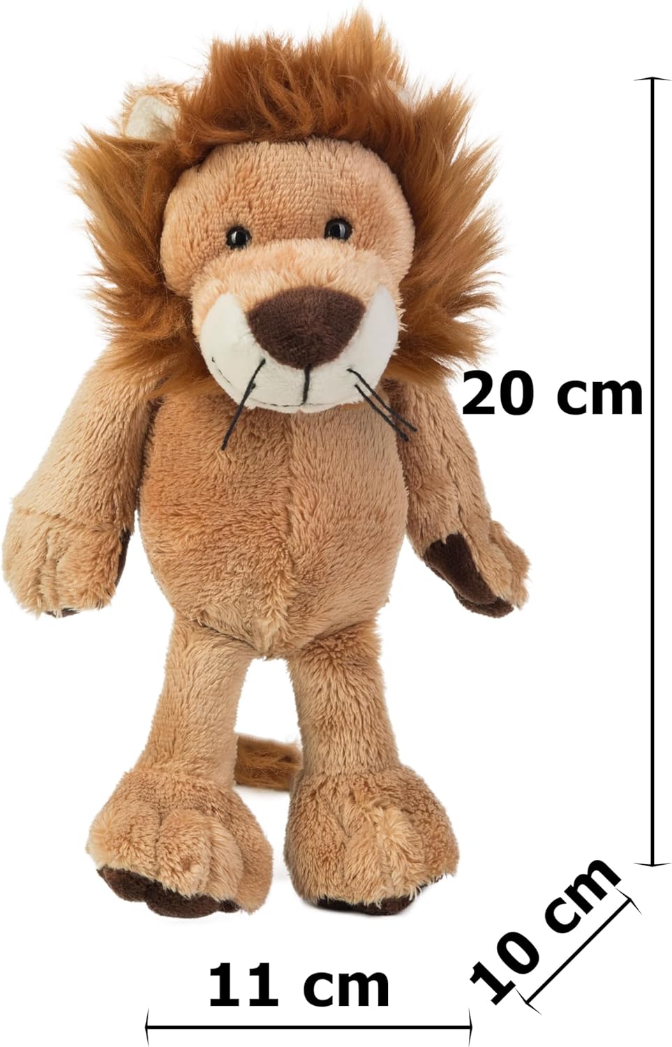 Thumbnail 5 de Schaffer 4821 Lion en Peluche Kumba – Taille S (20 cm), Marron