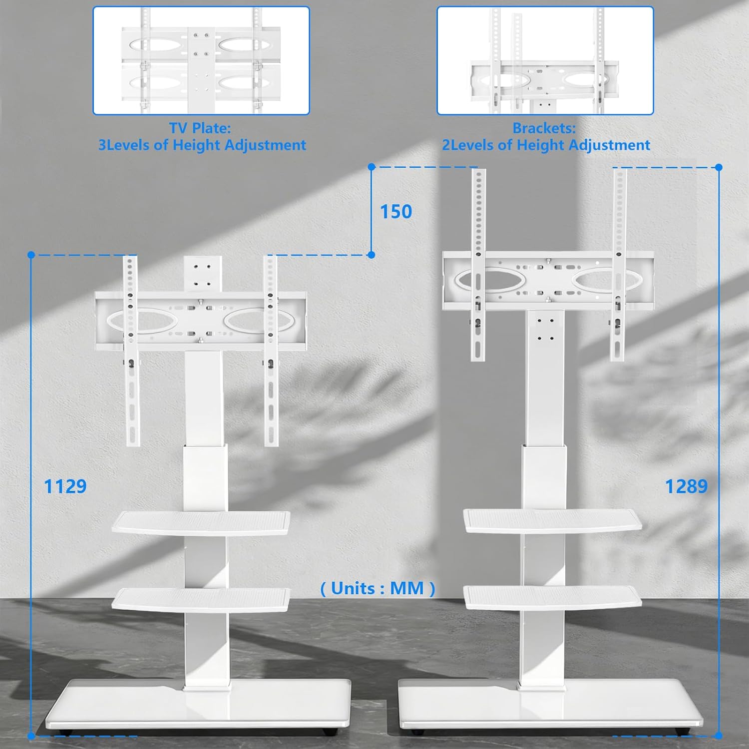 Thumbnail 5 de RFIVER TV floor stand 50kg VESA 400x400