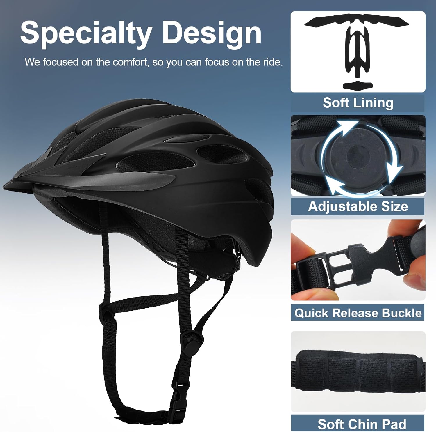 Thumbnail 4 de Bike Helmet 54-62cm with LED Light