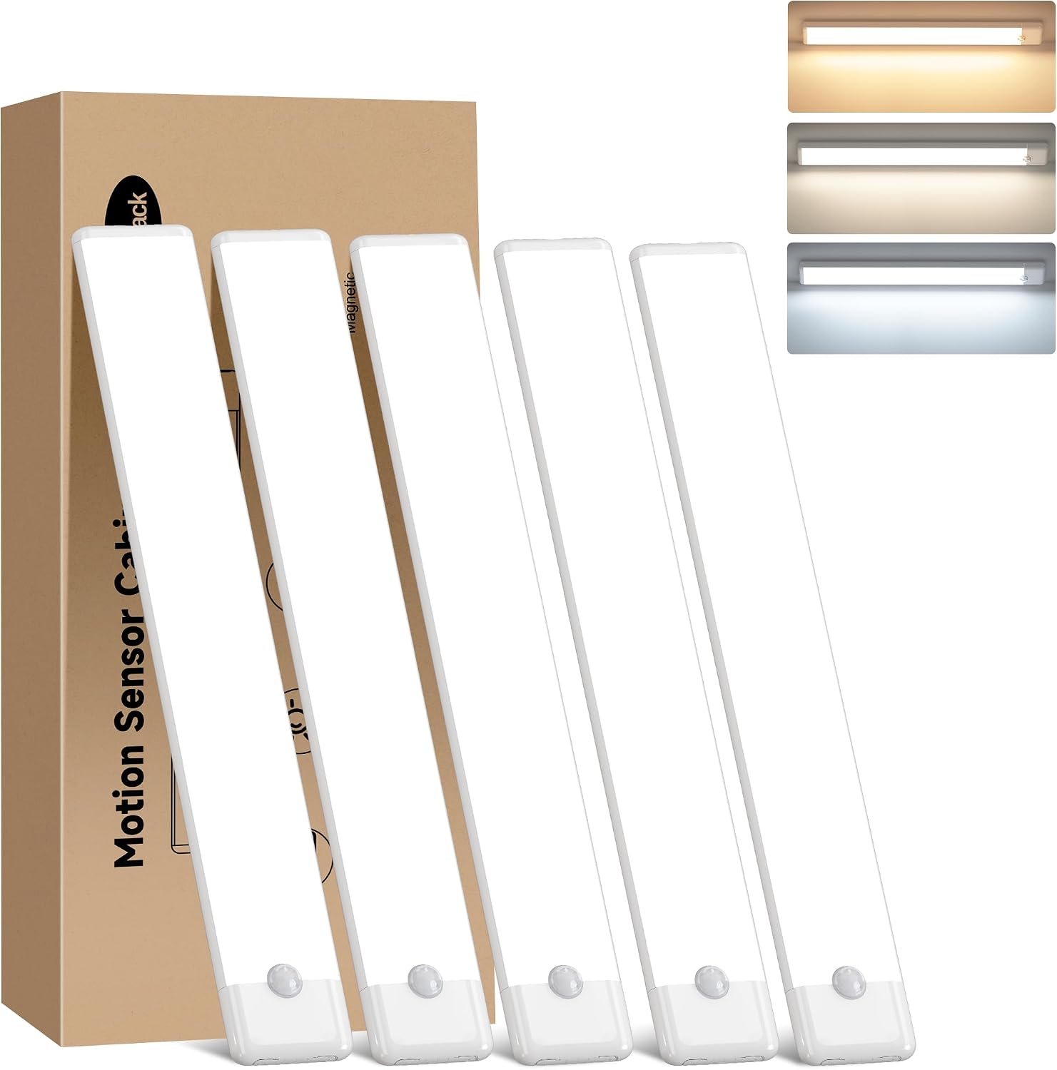 Detalle de YLXS Under-Cabinet Lights, 5-Pack