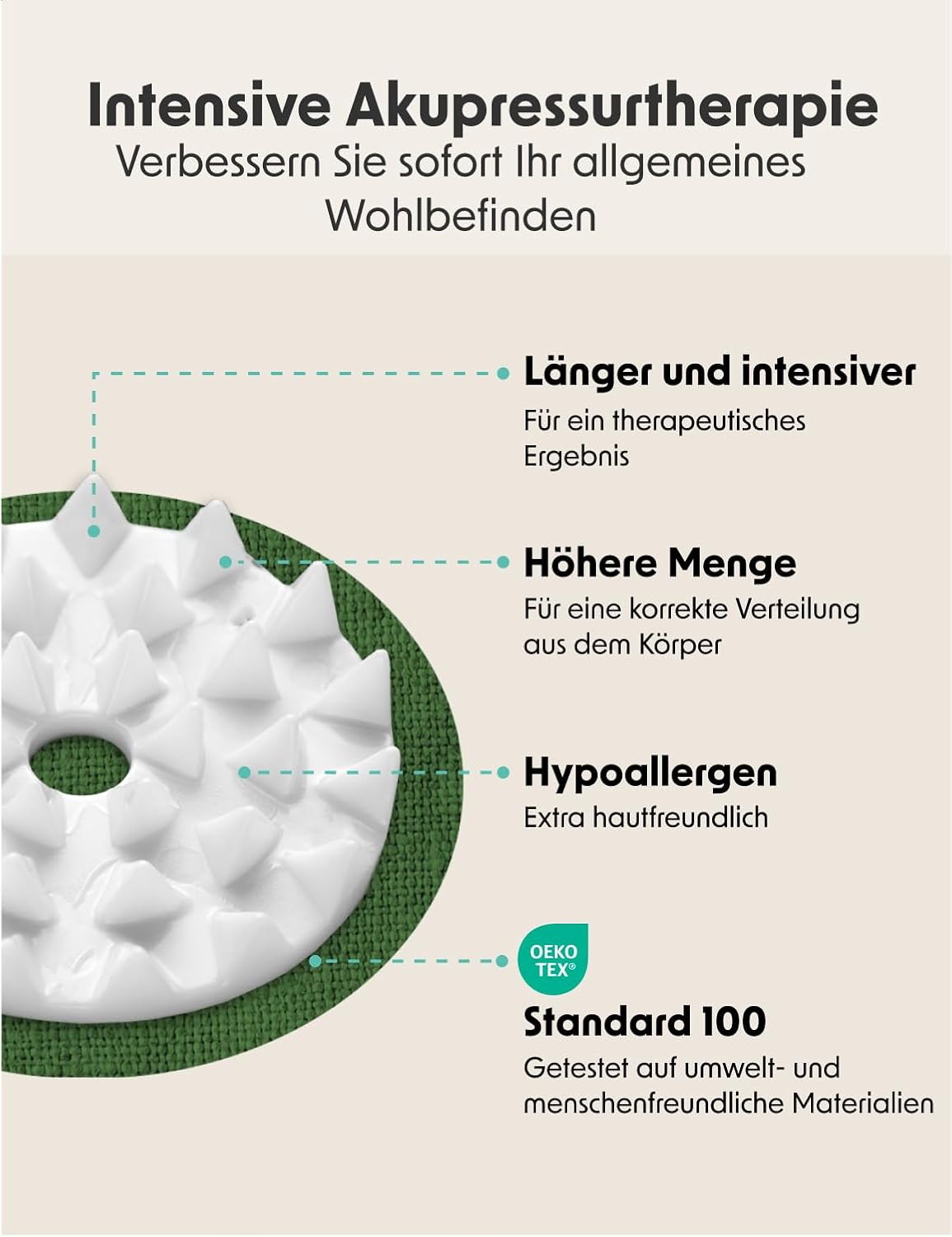 Thumbnail 4 de LifeGoods ECO Akupressurmatte mit Kissen – Akupunktur- bzw. Akupressur-Matte für Rücken & Nacken