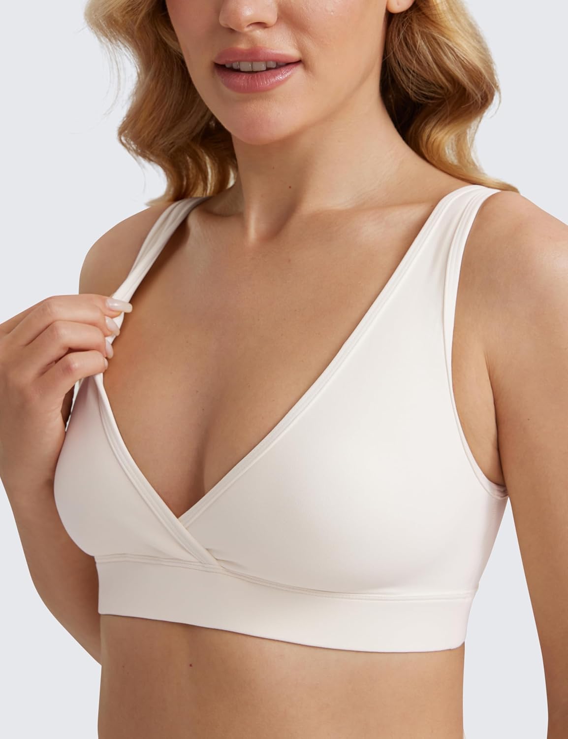 Thumbnail 4 de CRZ YOGA Butterluxe Maternité Crossover sans Fil : Brassière d’allaitement confortable et polyvalente
