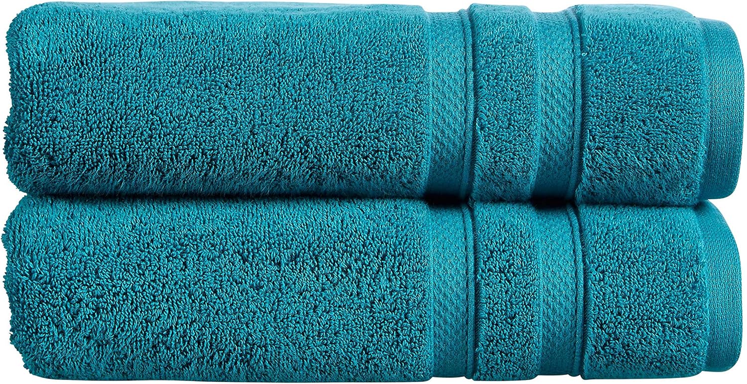 Thumbnail 6 de Christy Chroma Bath Sheets: Set of 2, 675GSM Extra-Absorbent 100% Cotton in Amber Orange
