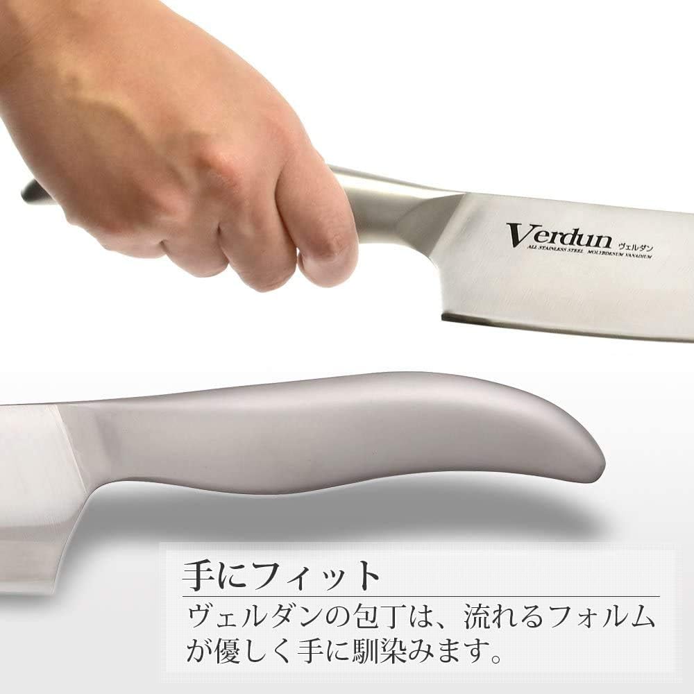 Detalle de 下村工業 ヴェルダン OVD-16 柳刃包丁 210mm 食洗機対応・ステンレス製ハンドル