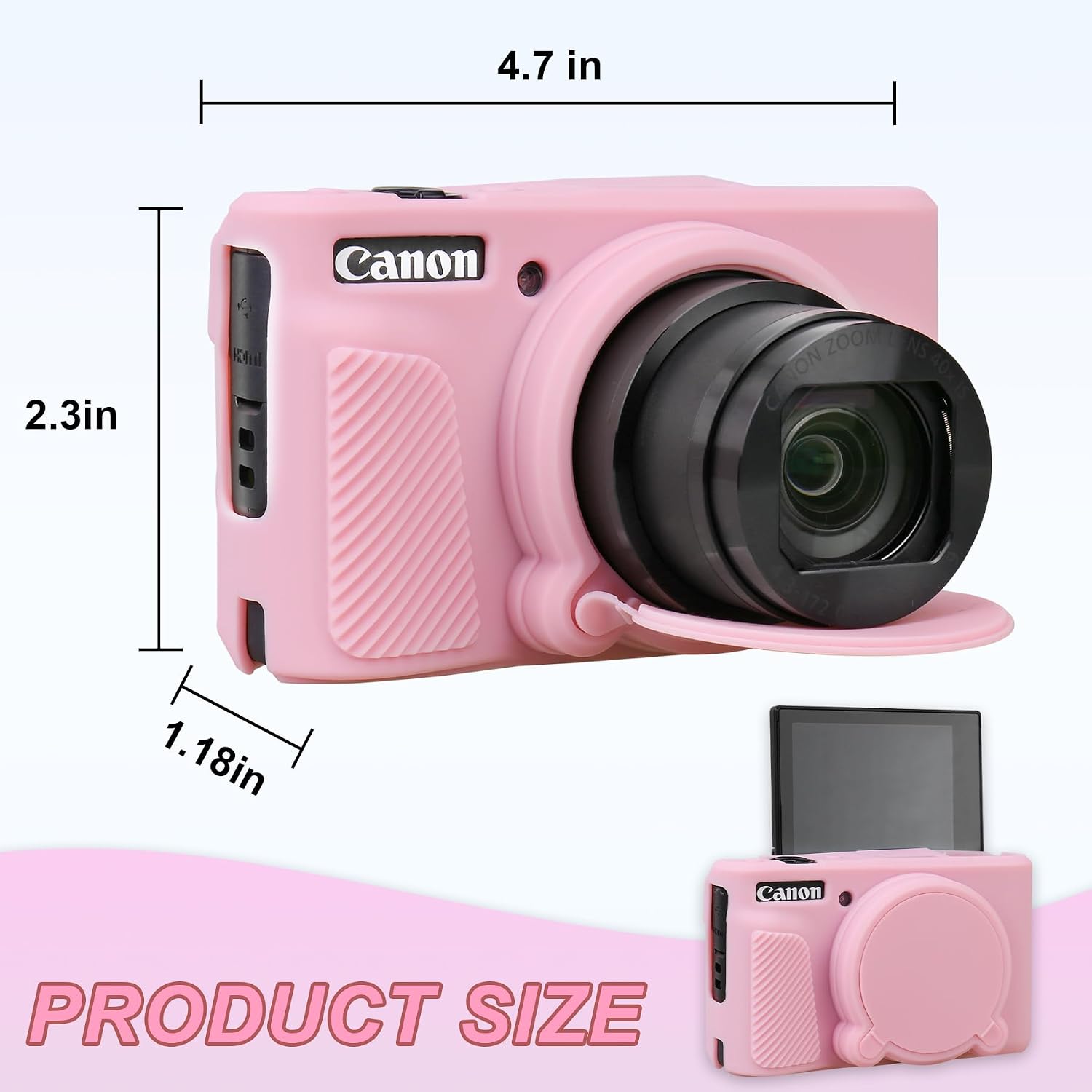 Thumbnail 4 de RAIALL Silicone Case for Canon PowerShot SX740