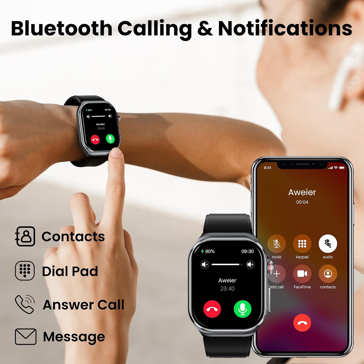 Thumbnail 6 de HIDAMEL Smart Watch 70 Days battery