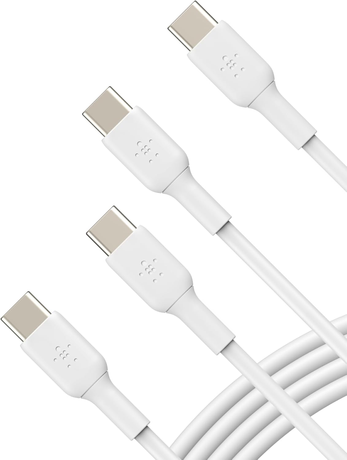 Detalle de Belkin BoostCharge USB-C to USB-C Fast Charger Cable (1m, 2-Pack)