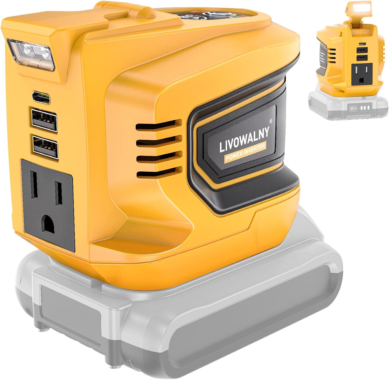 Dewalt 20V 200W Power Inverter with USB-C and AC 🔌