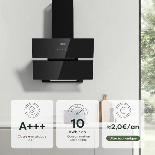 Thumbnail 10 de Ciarra CBCB6736F — Hotte inclinée 60 cm (A+++), Wi‑Fi et Commande Tactile