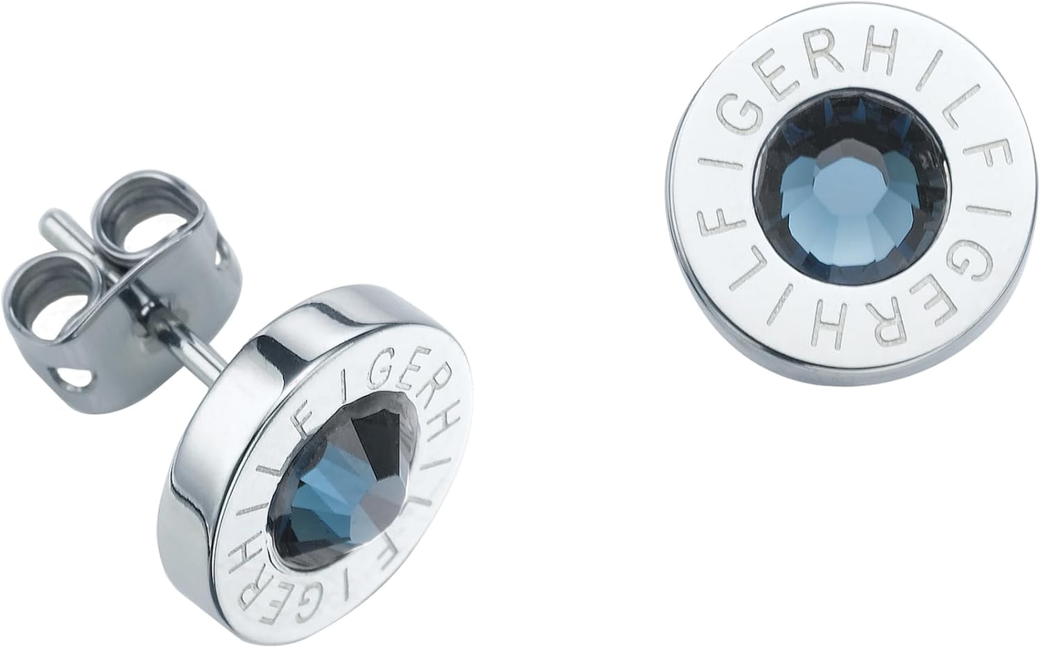 Thumbnail 5 de Tommy Hilfiger Jewelry orecchini da donna in acciaio inox con cristalli e chiusura a farfalla