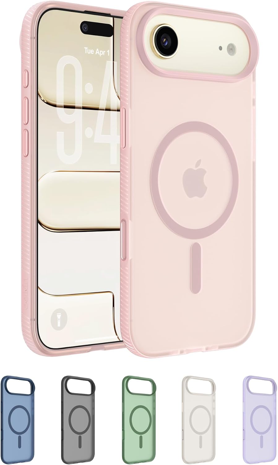 Imagen de Belkin SheerForce Grip Coque iPhone Air – Protection légère, anti-glissance et MagSafe en OfertitasTOP