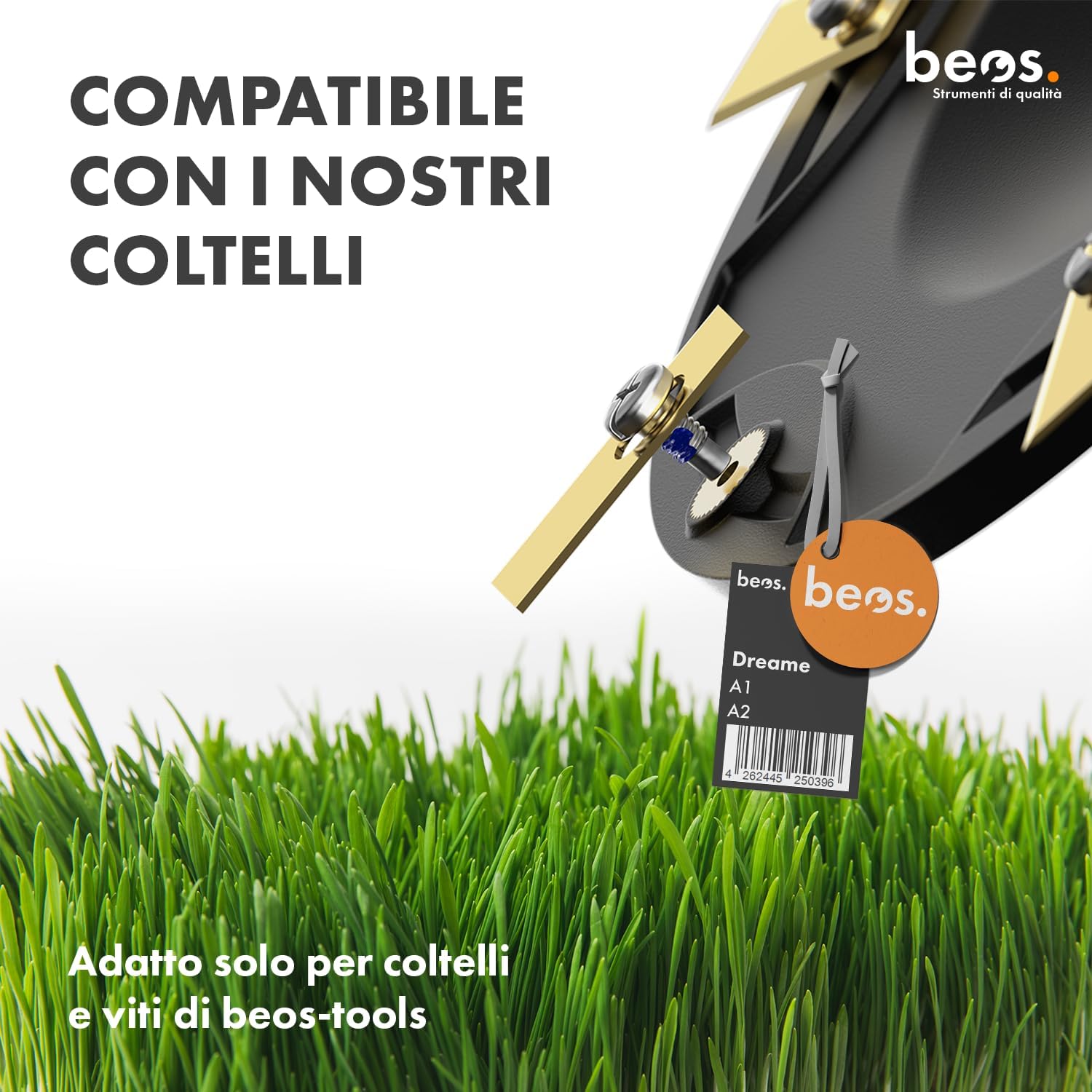 Thumbnail 5 de BEOS dischi di regolazione per robot tosaerba Premium Ø 190 mm – 2 dischi con lame per 6 posizioni, per Dreame A1 e A2