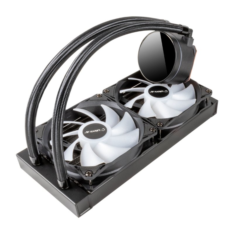 Thumbnail 3 de UNYKAch AquaStorm 240 Kit de Refrigeración Líquida – 240 mm con Display de Temperatura y RGB