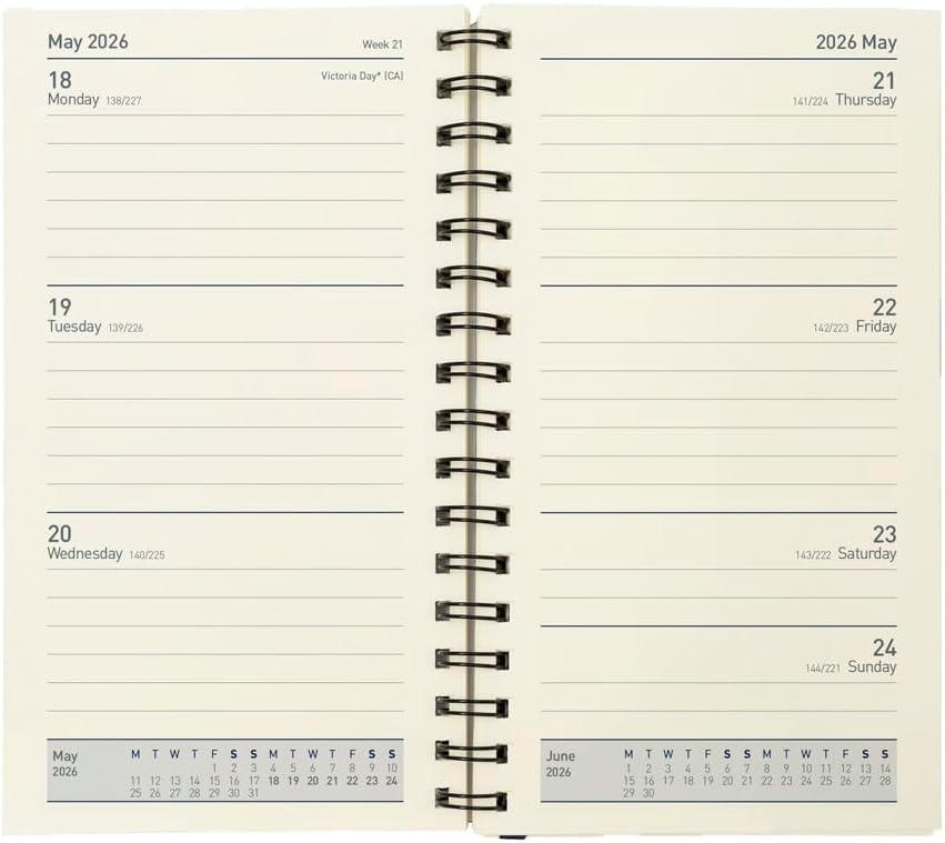 Thumbnail 4 de Collins Elite Pocket 2026 12 Month Week-to-View Planner (Black, 153 x 85mm)