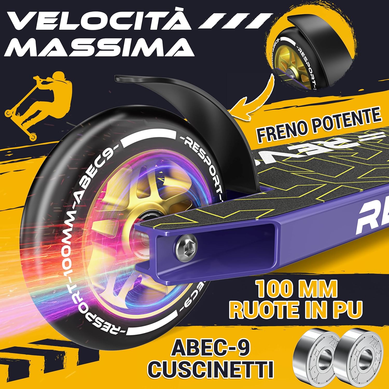 Thumbnail 4 de RE:SPORT Stunt Scooter REVO Pro: agile e stabile per trick e allenamento