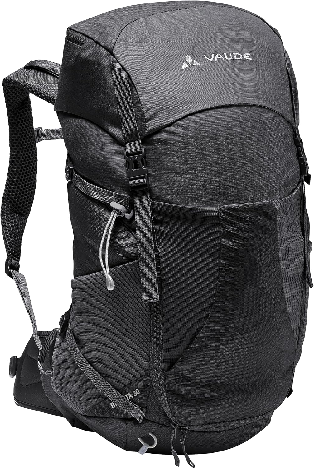 Detalle de VAUDE Brenta 30 Liter Wanderrucksack – Damen & Herren, wasserabweisend, integrierte Regenhülle