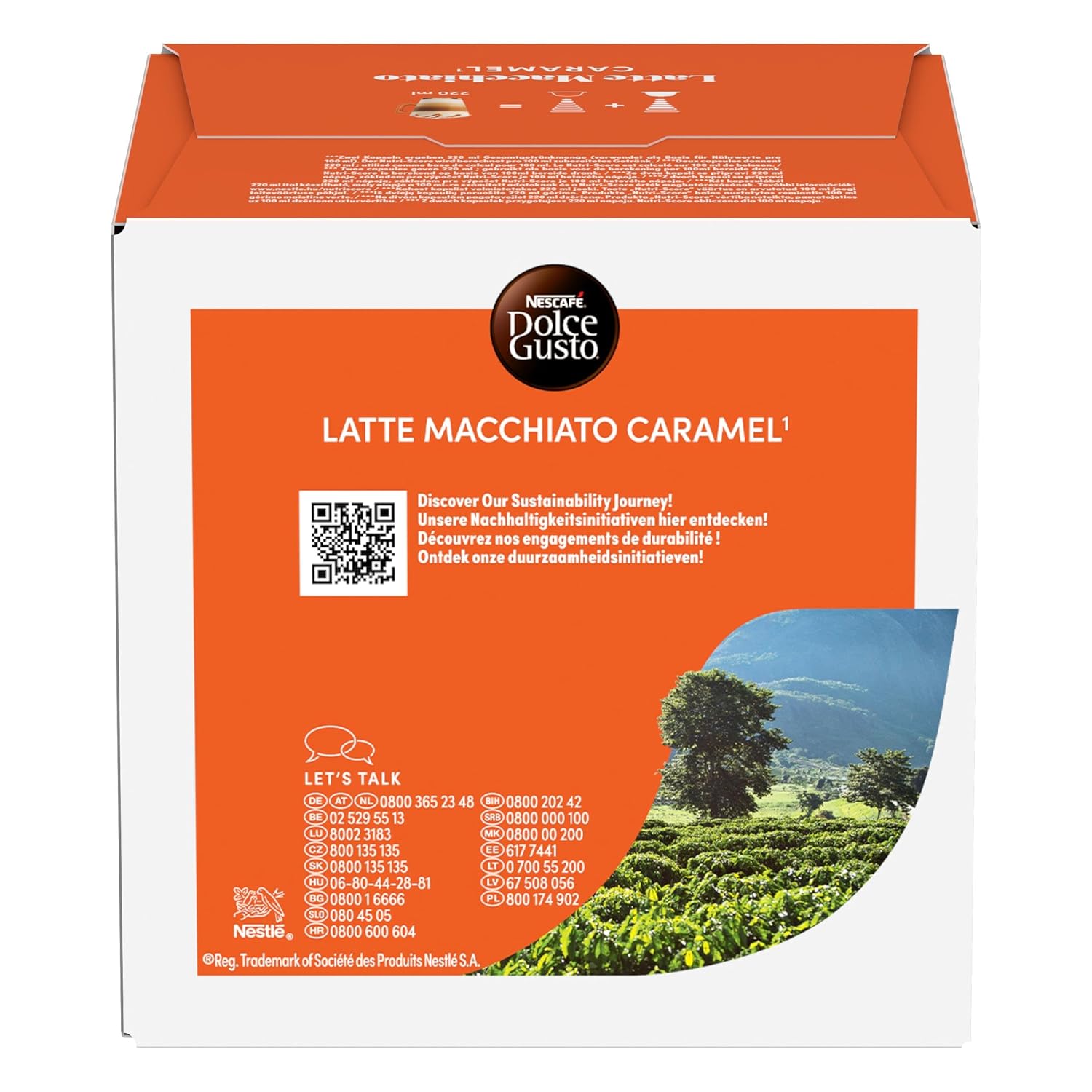 Detalle de NESCAFÉ Dolce Gusto Latte Macchiato Caramel – 6er Pack (6 x 16 Kapseln)