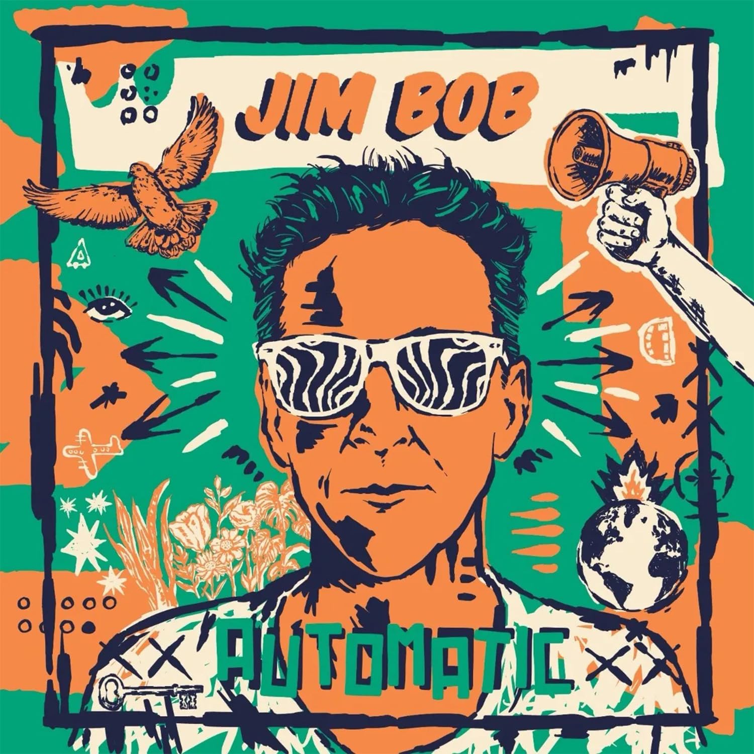 Detalle de Jim Bob Automatic Audio CD, Full-Band Album with Nine Tracks