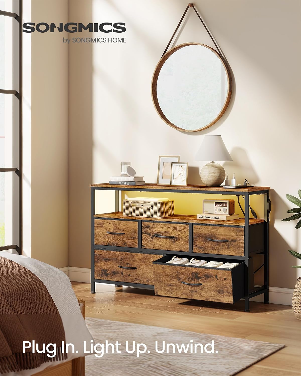 Thumbnail 2 de Songmics LGS723KD03 chest of drawers