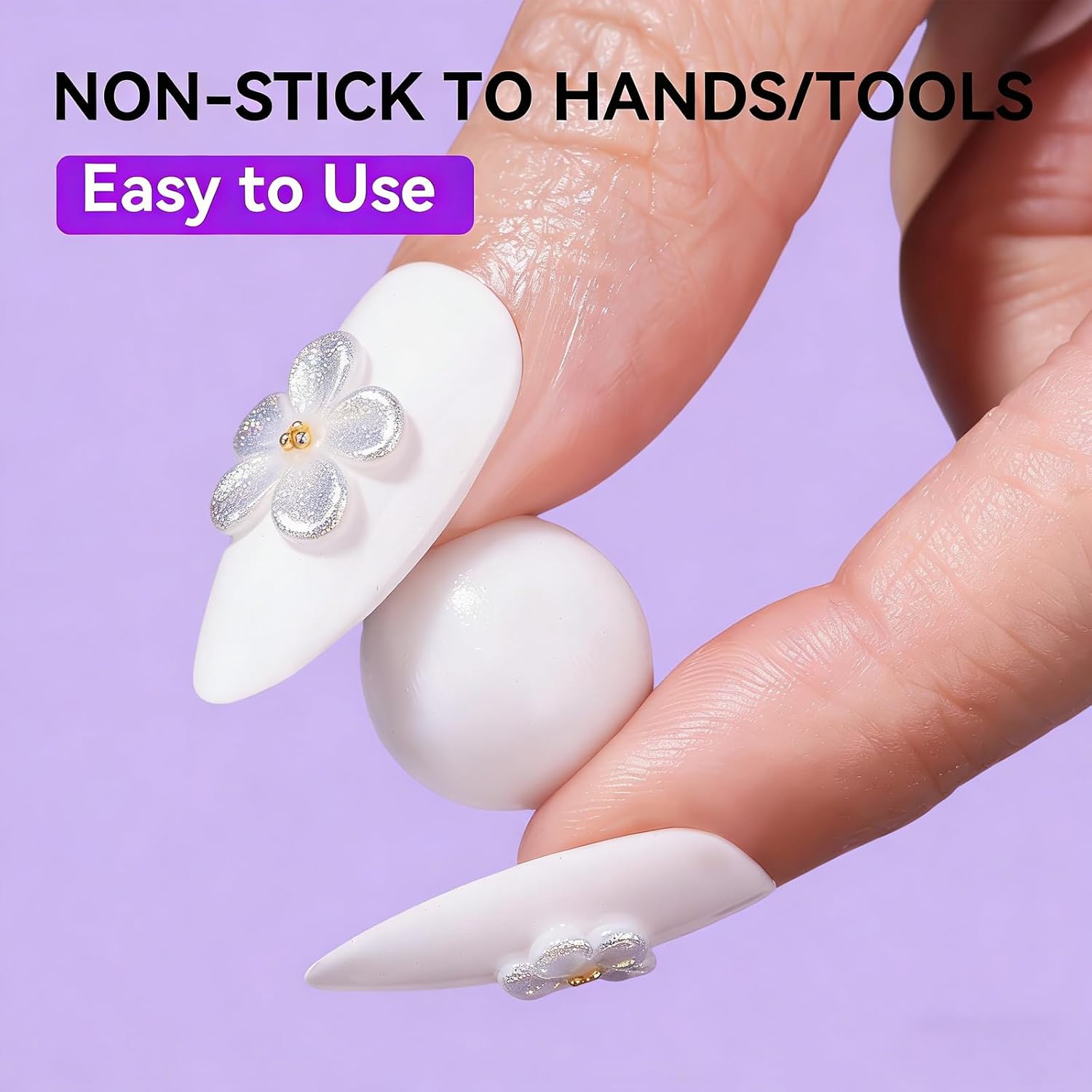 Detalle de Makartt 3D Gel Nail Art Starter Kit with Clear & White Builder Gel