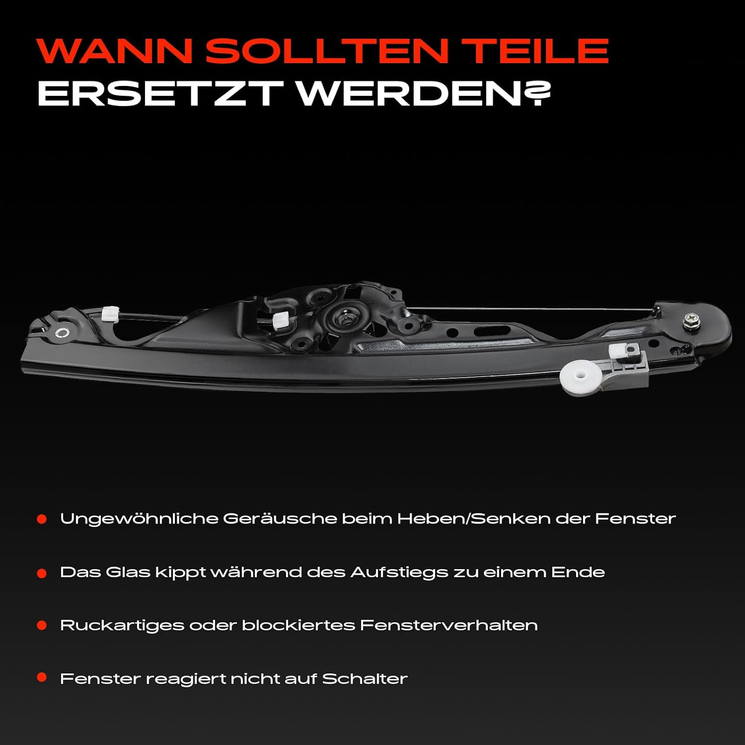 Detalle de Frankberg Fensterheber Elektrisch Ohne Motor – Hinten links, passend für BMW 5er E60/E61 (2003–2010)