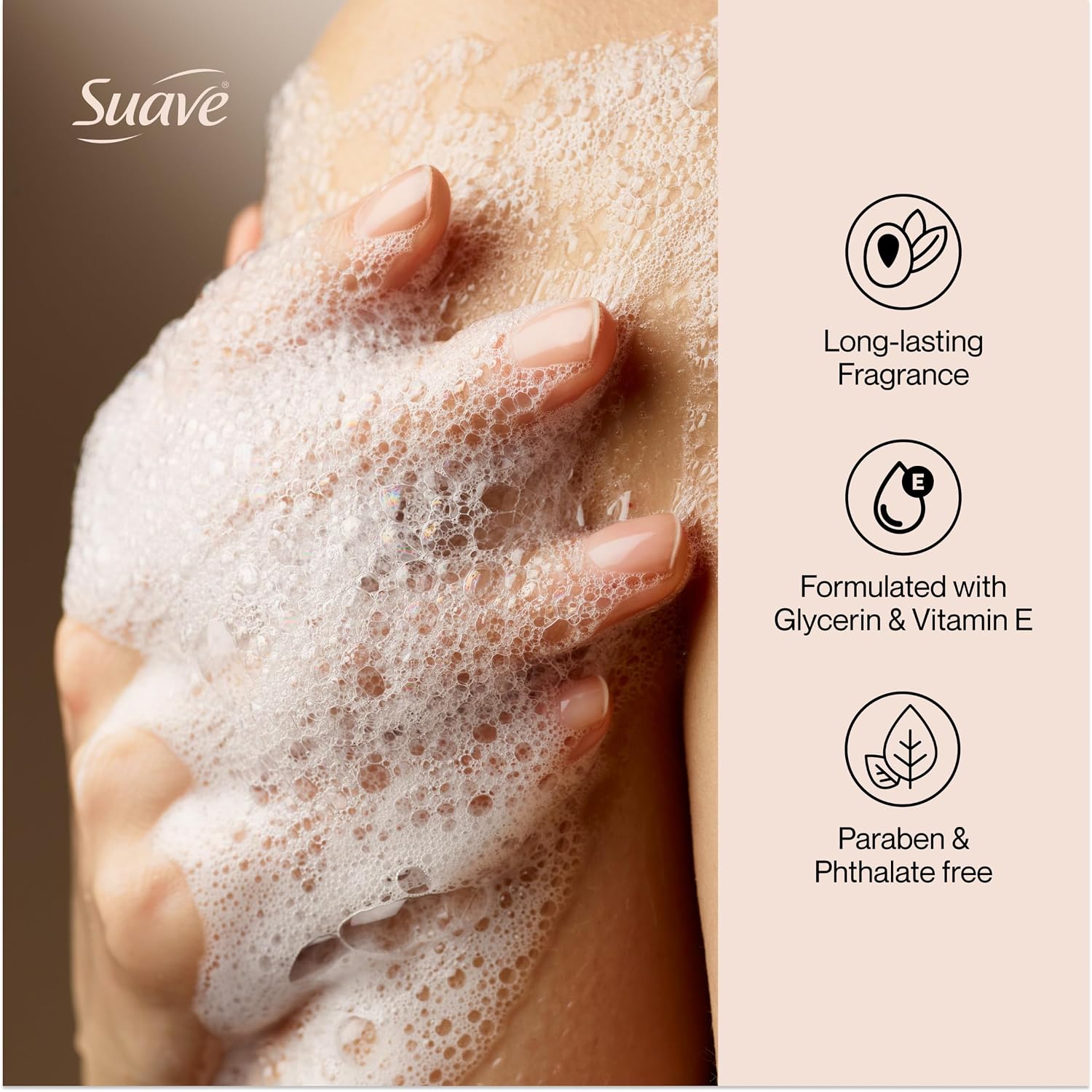 Detalle 2 de Suave Cocoa Butter Body Wash, 1-Gallon Refill with Shea & Vitamin E