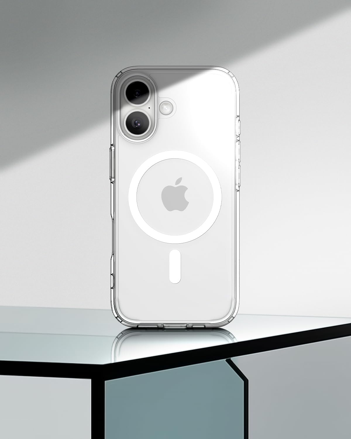 Thumbnail 2 de Spigen iPhone 17 Hülle Signature Ultra Hybrid MagFit – Transparent (Clear White)