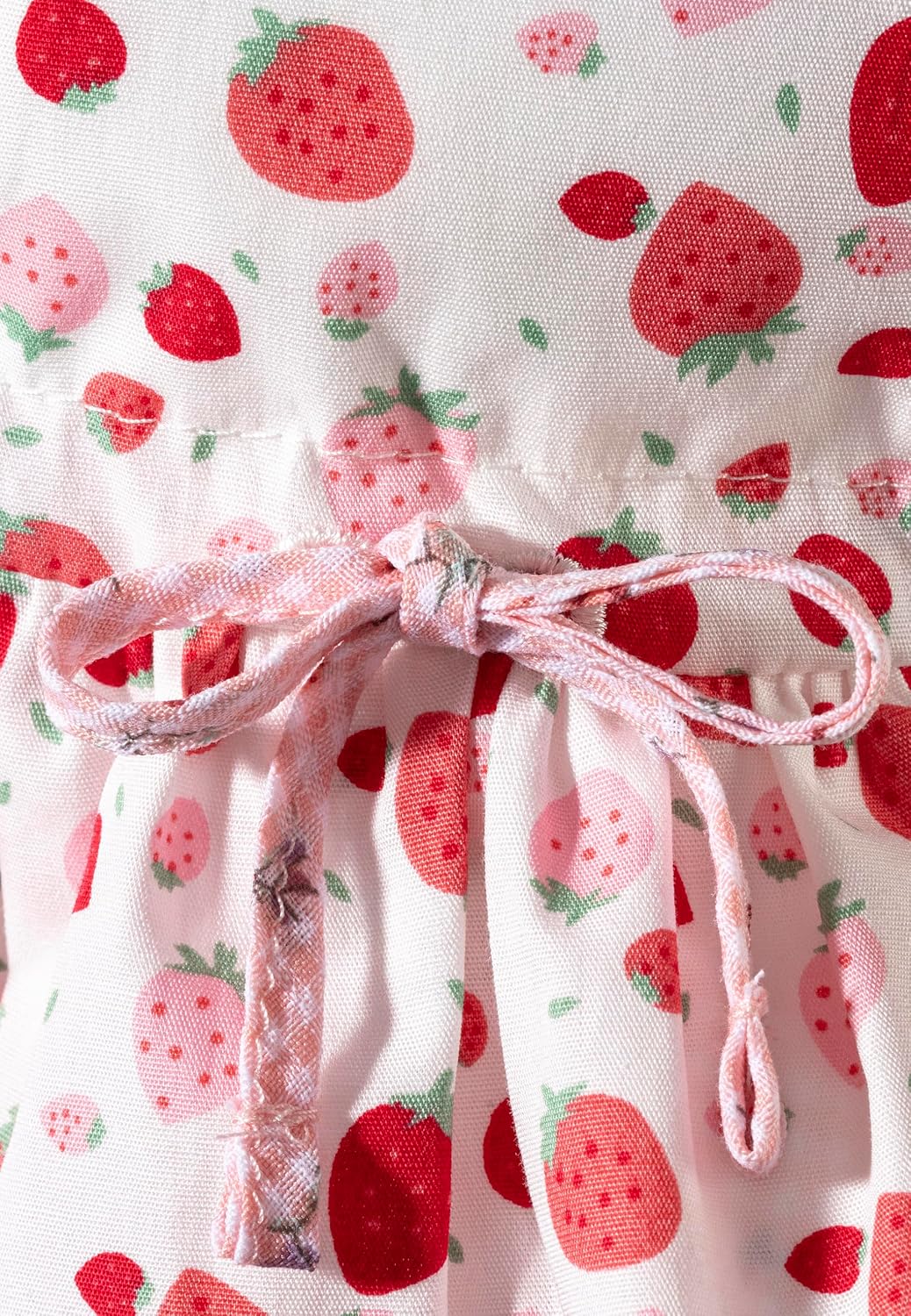 Detalle de Sterntaler Chapeau de Soleil Fraises avec Protège-Nuque et Cordon de Serrage – Fille