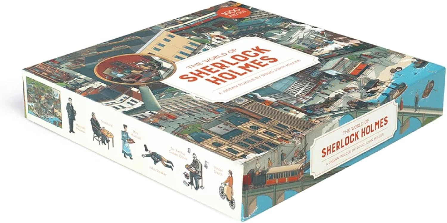 Thumbnail 5 de The World of Sherlock Holmes: A Jigsaw Puzzle (1000 Pieces)