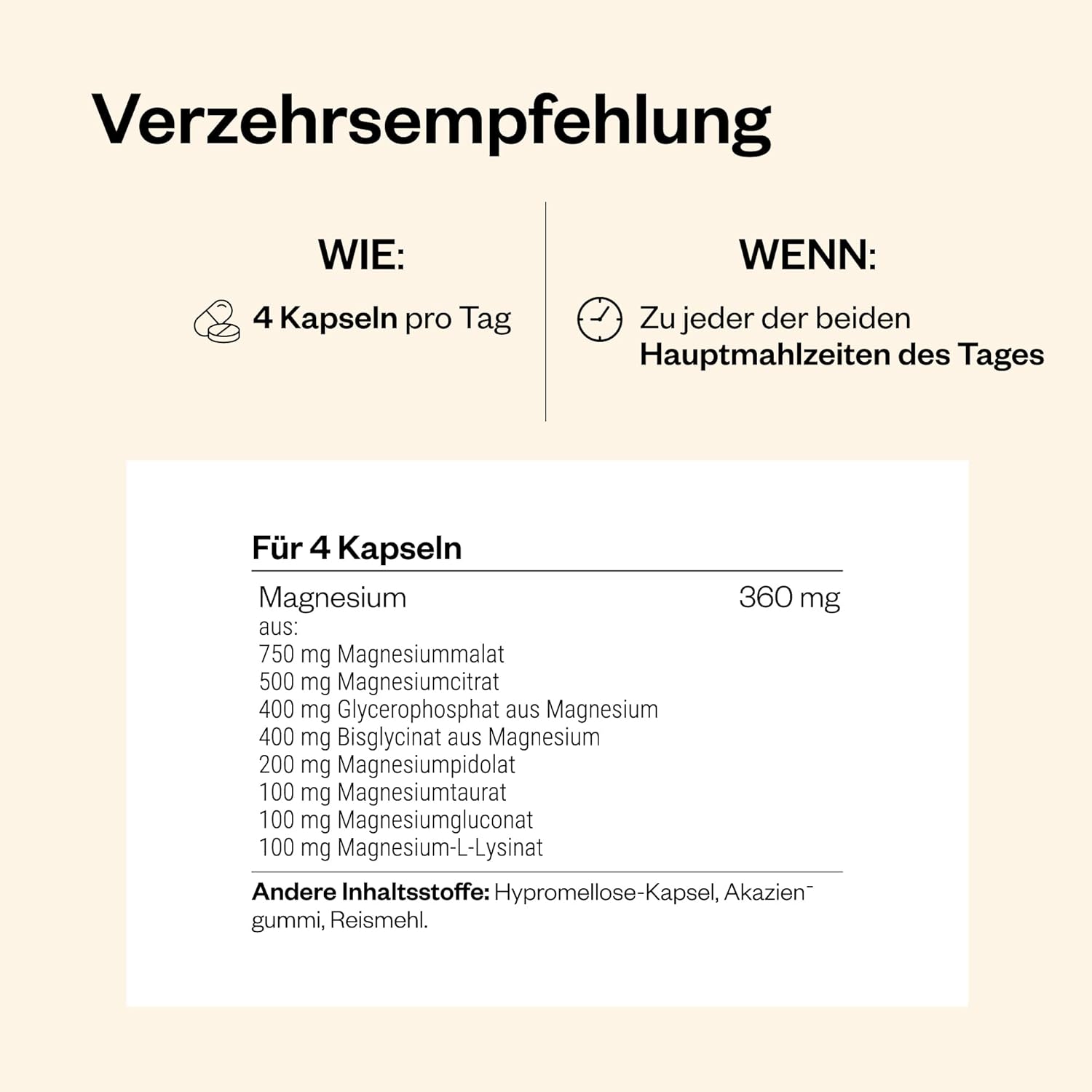 Thumbnail 5 de Optimag – Mineralien: 8 Magnesiumformen für 100% des Tagesbedarfs (vegan)