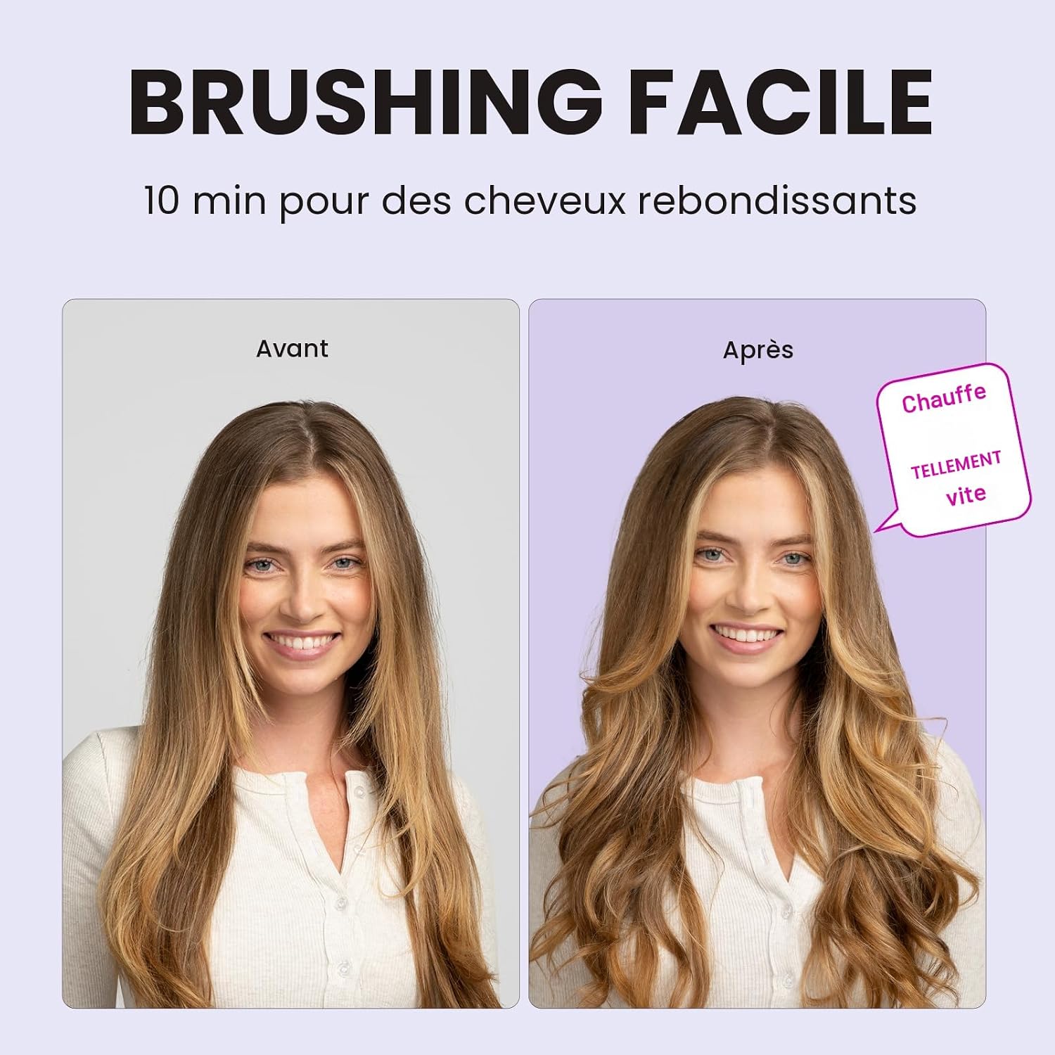 Thumbnail 1 de Wavytalk Thermal Brush Brosse thermique ionique 38 mm, 5 températures 💇♀