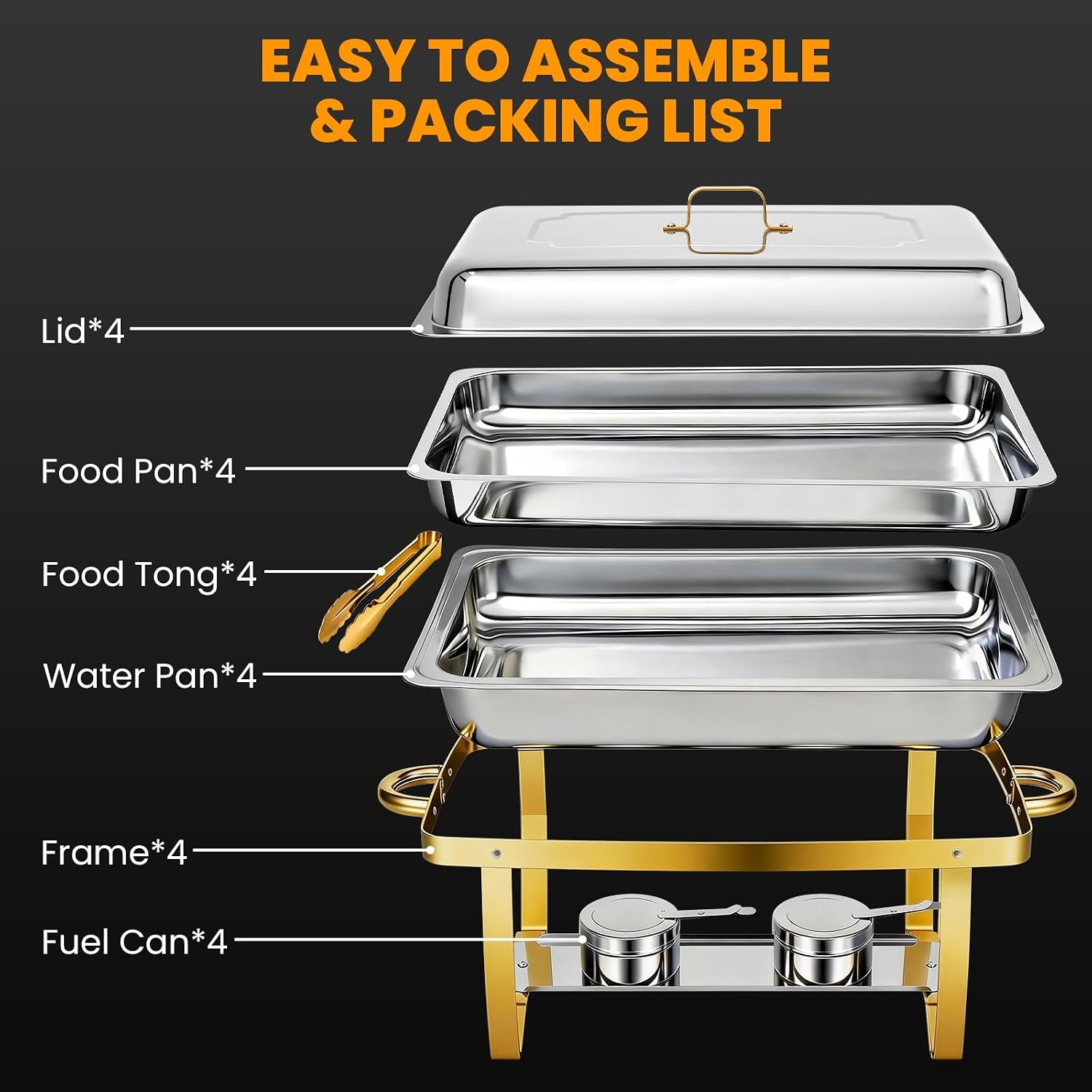 Thumbnail 6 de POWERFUEL Chafing Dish Set, 11QT