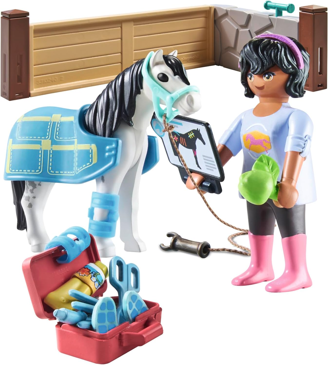 Detalle 2 de PLAYMOBIL horse therapy playset