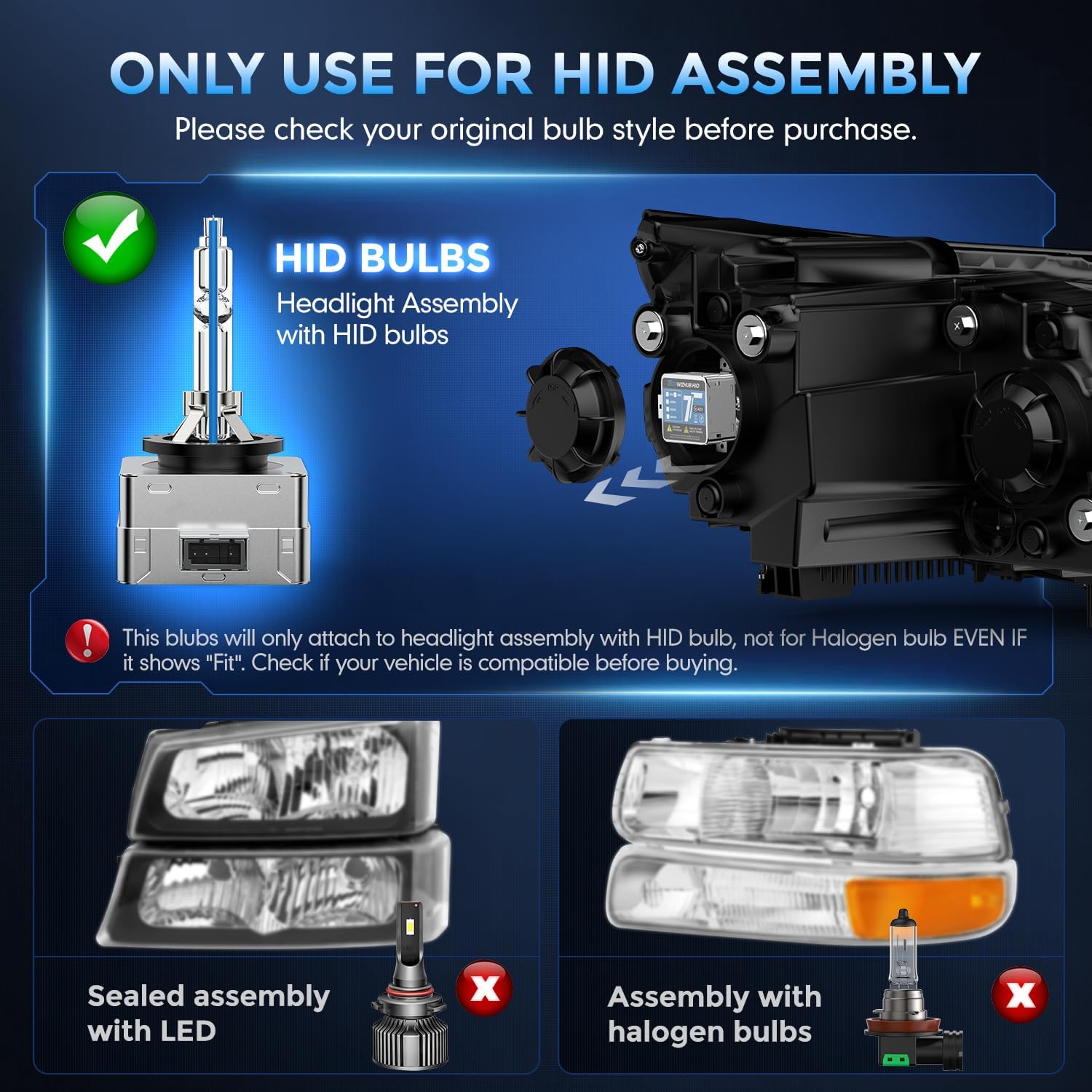 Thumbnail 6 de TechWizHub D3S 8000K 35W HID Bulbs