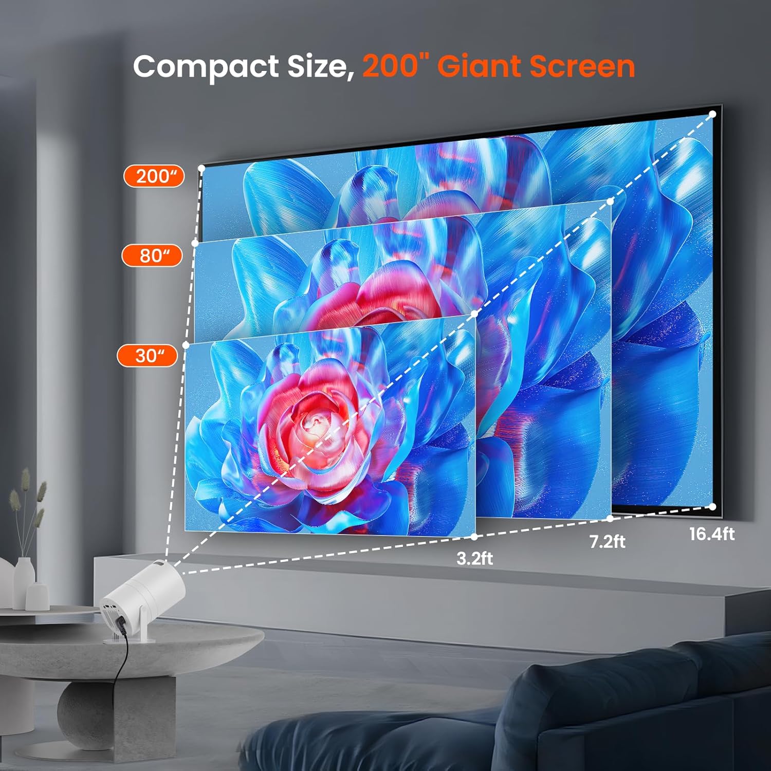 Thumbnail 6 de WISHOLY Mini Projector 1080P 📽