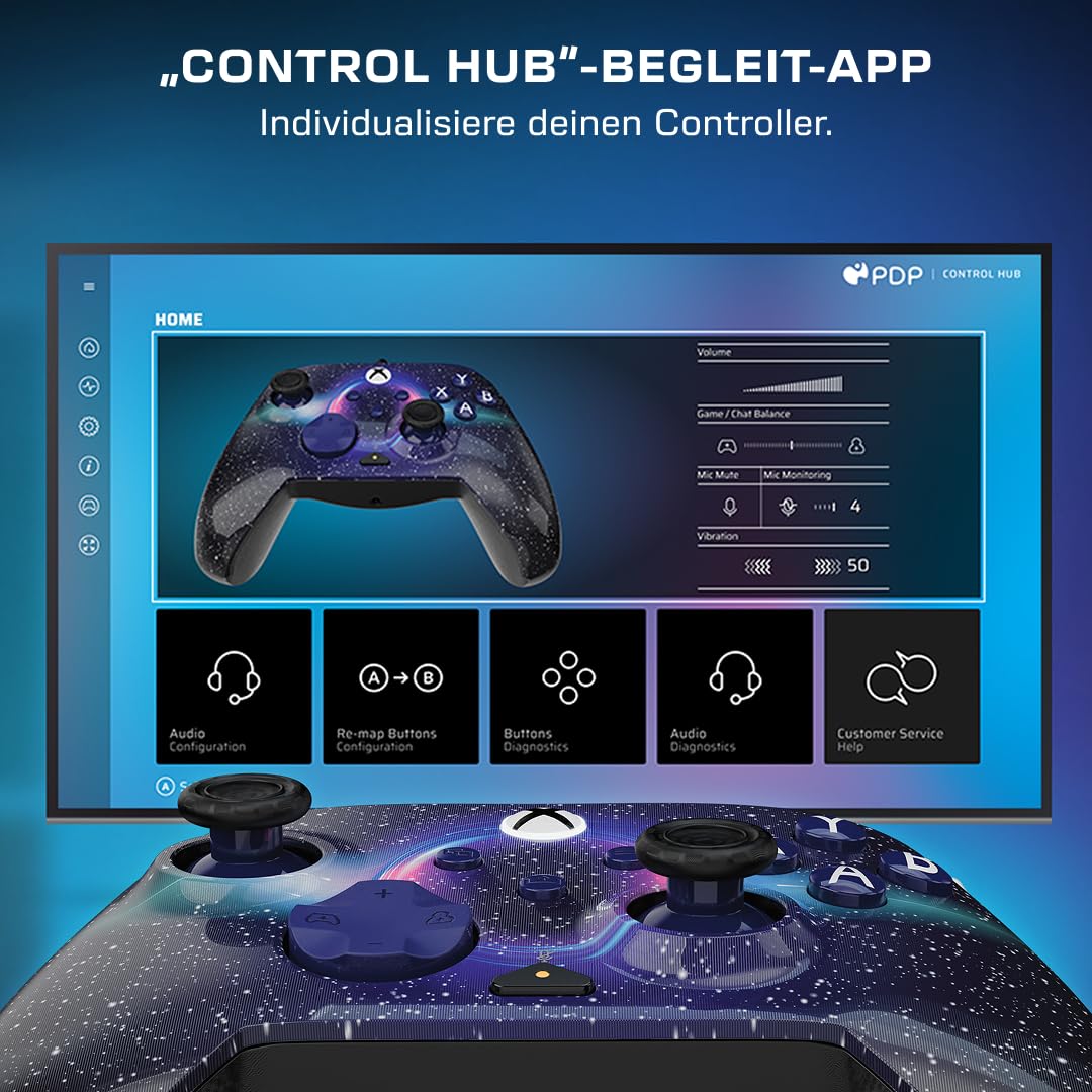 Thumbnail 6 de Turtle Beach Rematch Advanced Dark Cosmos – Lentikularer Controller für Xbox & PC