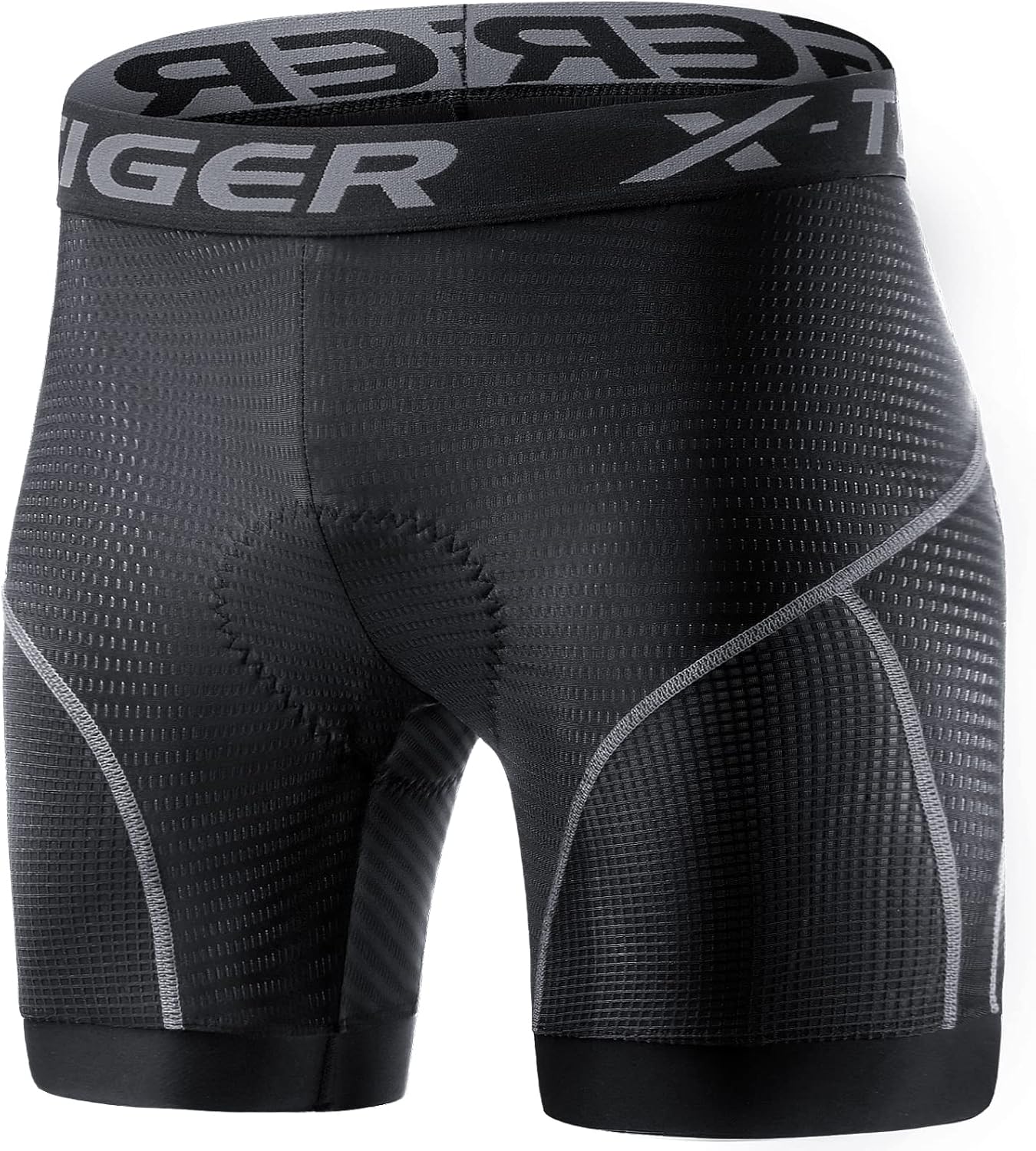 Detalle de X-TIGER Ciclismo Uomo 5D Gel Imbottito Boxer: comfort e versatilità per MTB, strada e altro