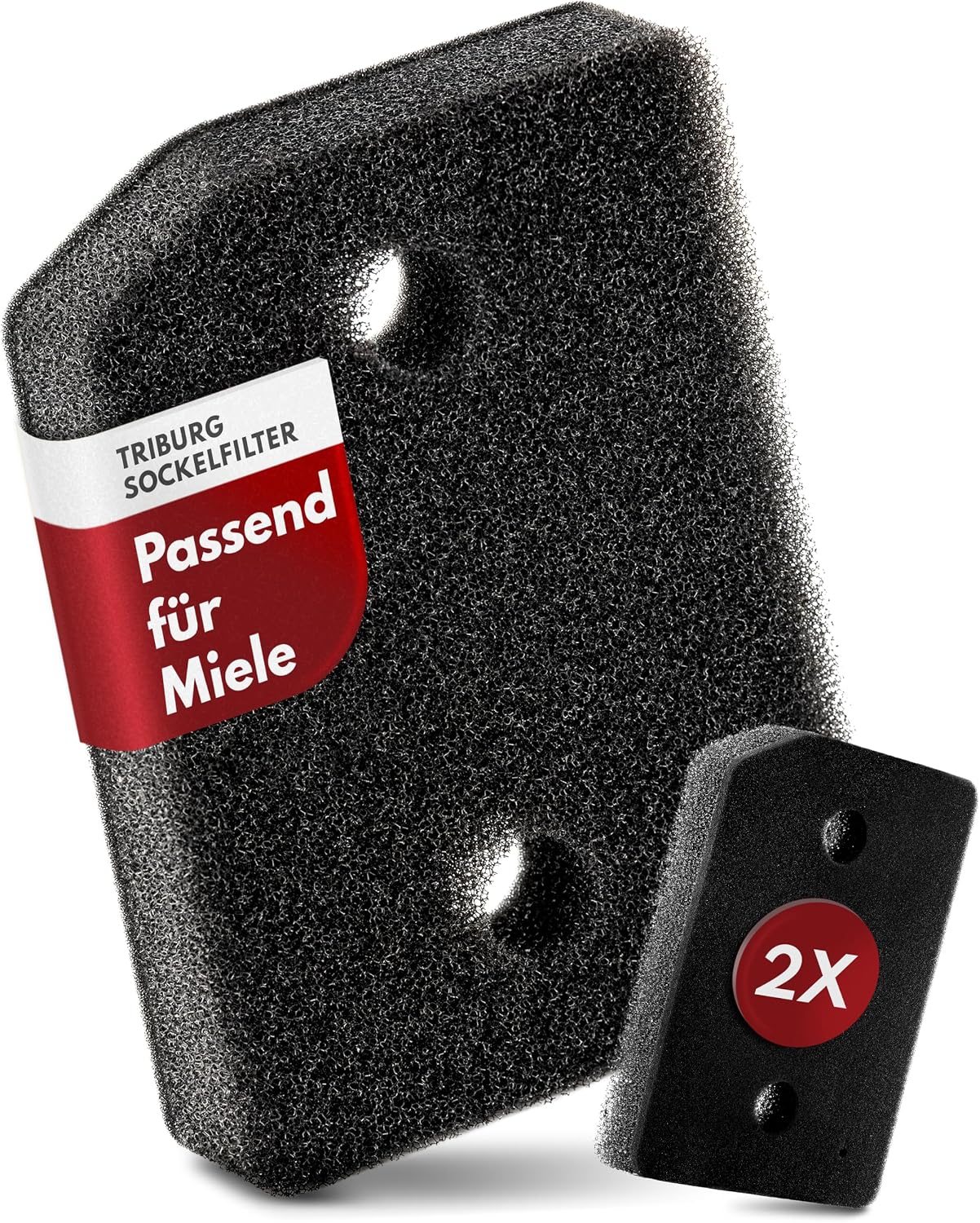 Detalle de Premium Sockelfilter für Miele T1 2er Set