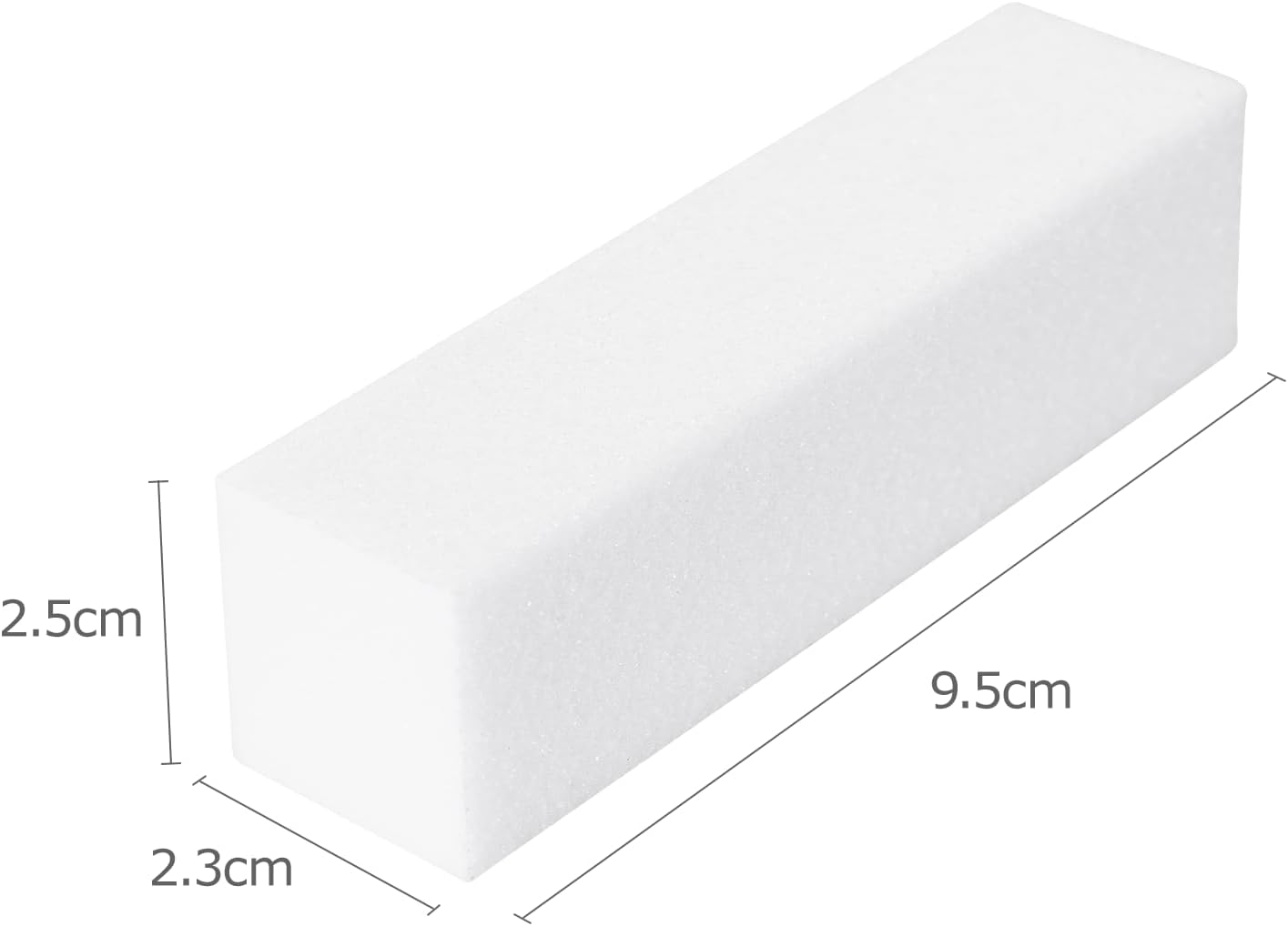 Detalle 2 de 20 pezzi nail buffer quadrato in spugna e smeriglio per manicure e nail art fai da te
