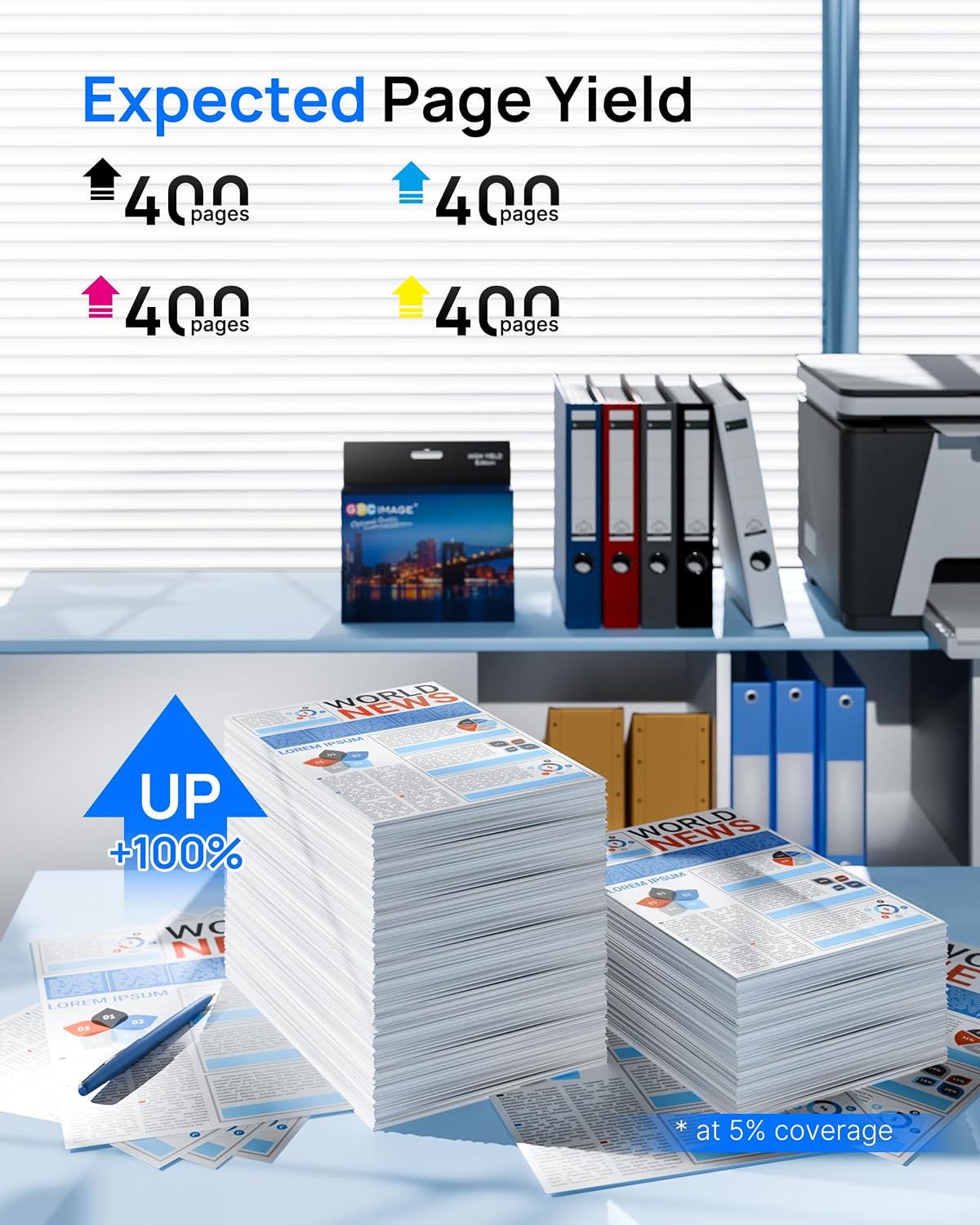 Thumbnail 2 de GPC Image LC3213 ink cartridges (compatible set for Brother) – BK/C/M/Y, 4 pack