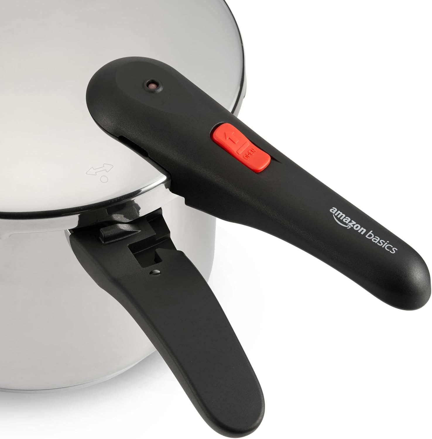 Thumbnail 1 de Amazon Basics Schnellkochtopf aus Edelstahl 6 l mit Dampfgarer – induktionsgeeignet