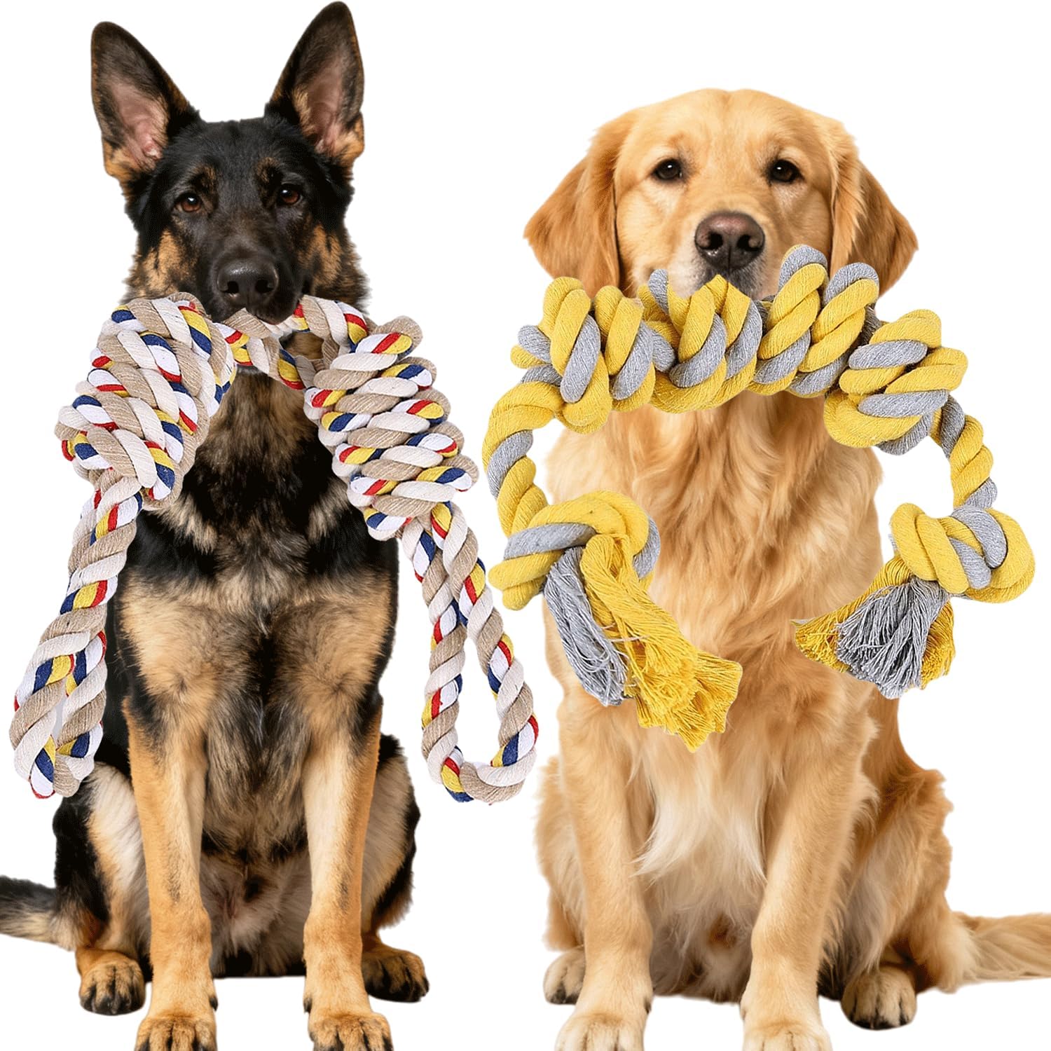 Detalle de Speedy Panther 60cm Cotton Rope Toy for Large Dogs
