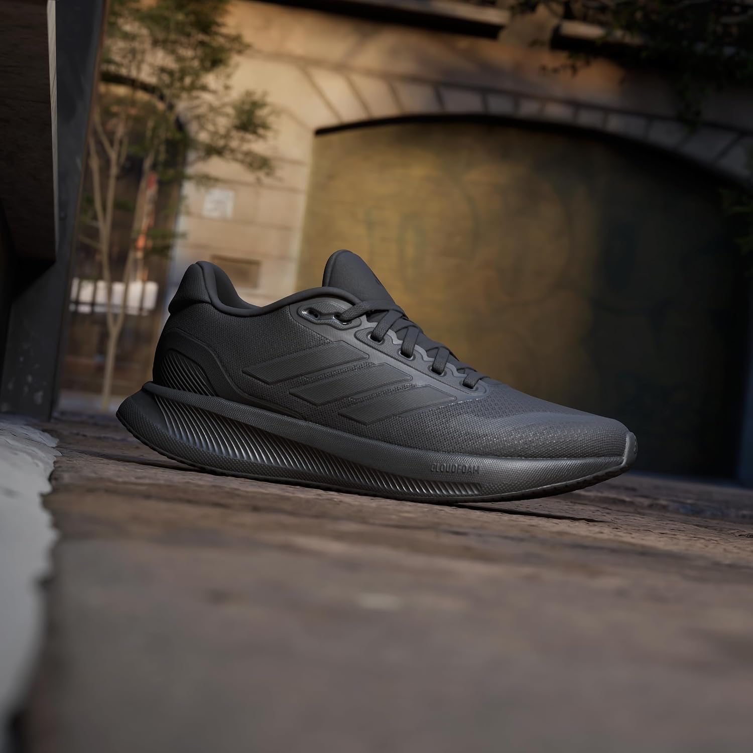 Detalle de adidas Women's Runfalcon 5 Laufschuh – atmungsaktives Mesh-Obermaterial, Comfort-Details