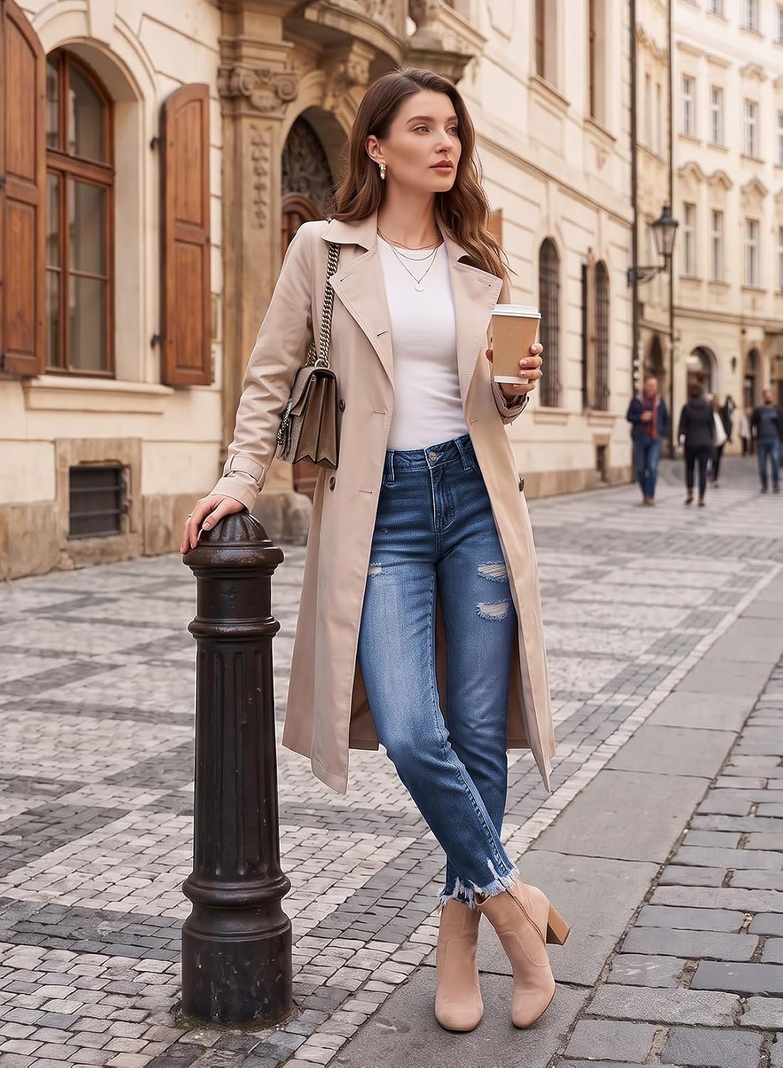 Thumbnail 2 de EVALESS High Waisted Tummy Control Jeans 26