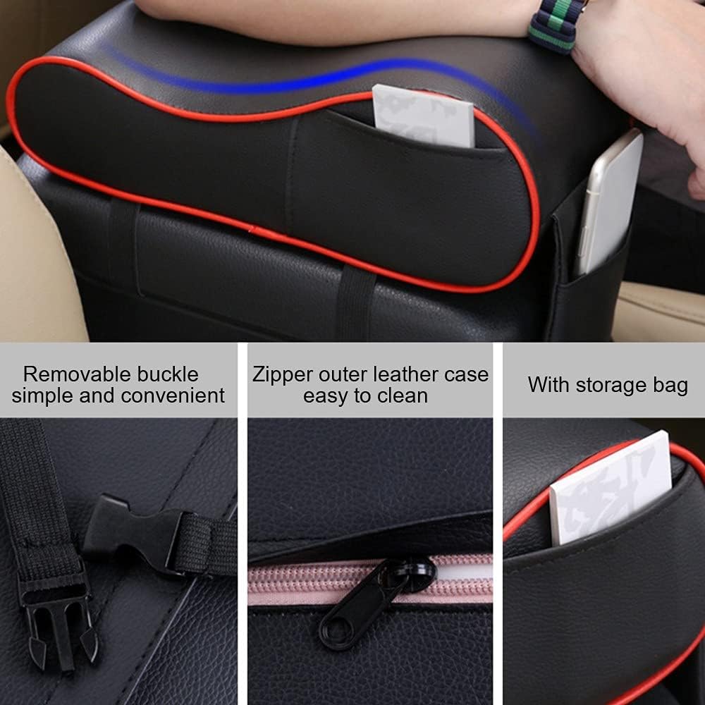 Detalle de Auto Center Console Pad: Waterproof Car Armrest Cushion with Storage Pockets
